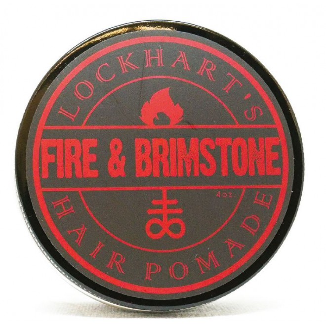 Pomada do stylizacji włosów Lockhart's Fire & Brimstone Medium Hold Pomade 96 g