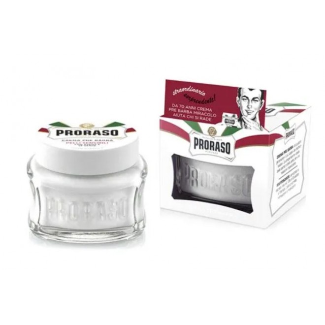 Krem przed goleniem Proraso do skóry wrażliwej 100 ml (New Version)