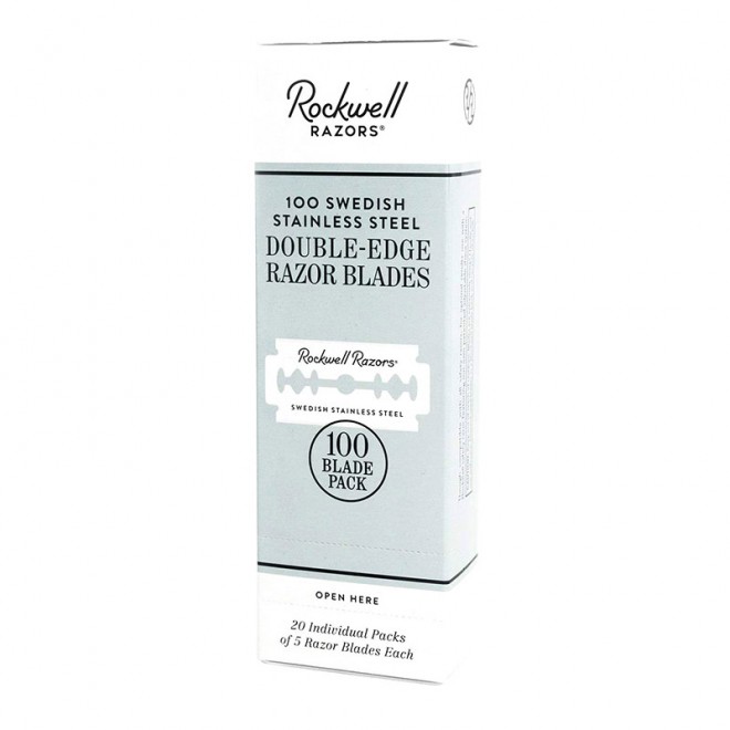 Żyletki Rockwell Double-Edge Razor Blades 100 szt.
