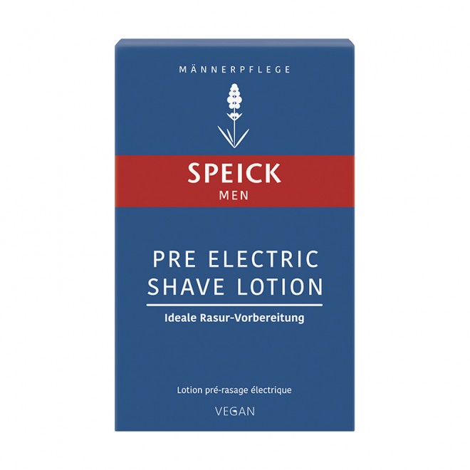 Balsam przed goleniem Speick Men Pre Electric Shave Lotion z olejkami eterycznymi i lawendą 100 ml