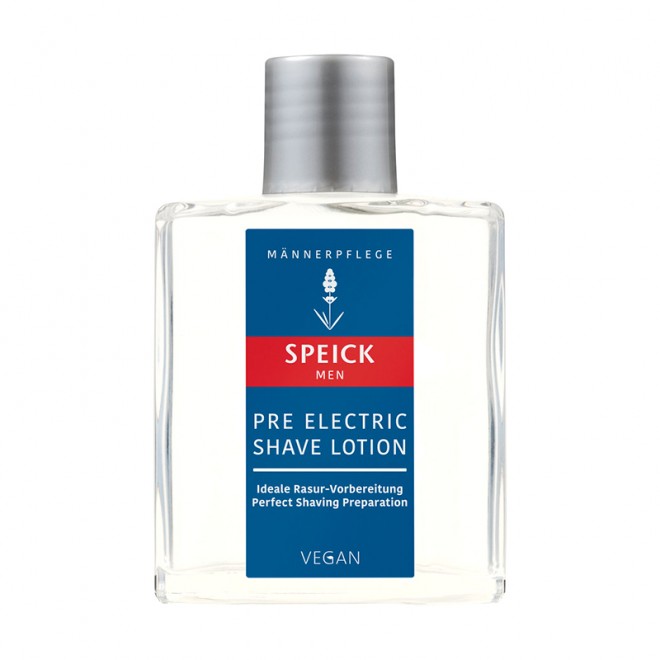 Balsam przed goleniem Speick Men Pre Electric Shave Lotion z olejkami eterycznymi i lawendą 100 ml