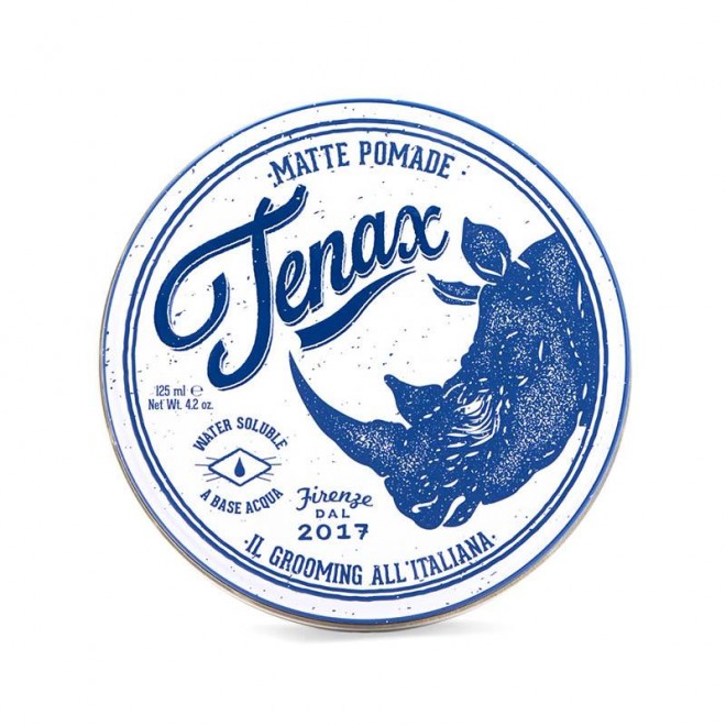 Matowa pomada do włosów na bazie wody Tenax Hair Matte Pomade Strong Hold 125 ml