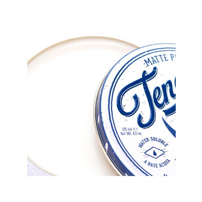 Matowa pomada do włosów na bazie wody Tenax Hair Matte Pomade Strong Hold 125 ml