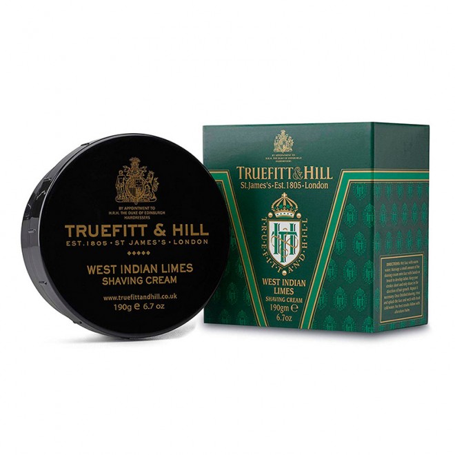 Krem do golenia Truefitt & Hill West Indian Limes Shaving Cream 190 g 