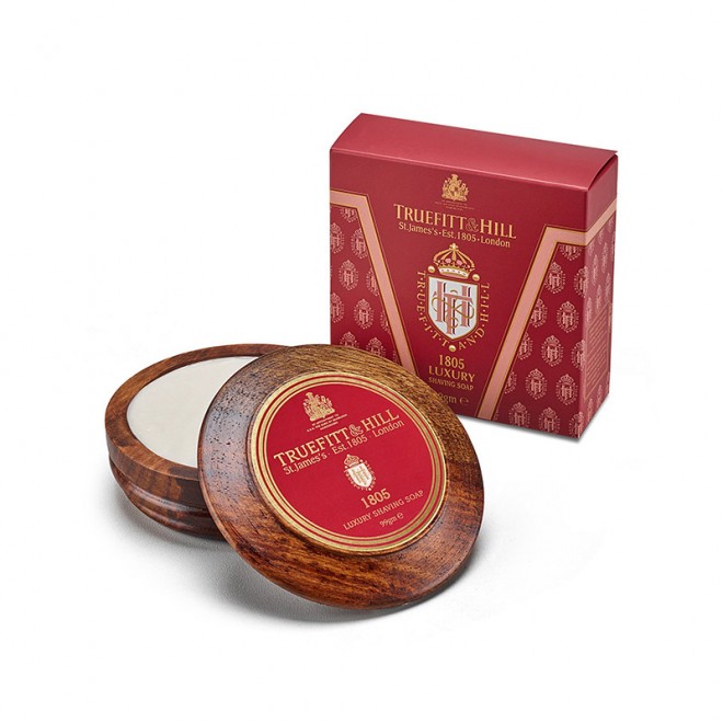 Mydło do golenia Truefitt & Hill 1805 Luxury Shaving Soap w drewnianym tyglu 99 g 