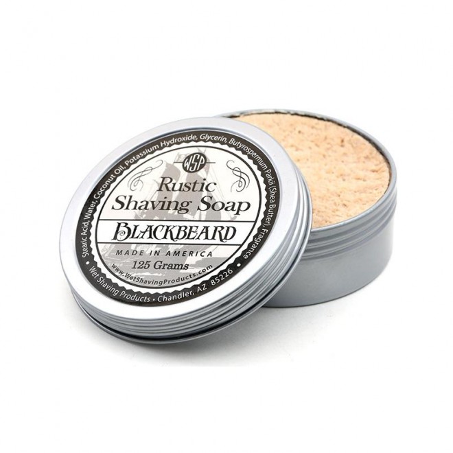 Mydło do golenia Wsp Rustic Shaving Soap Black Beard 125 g 