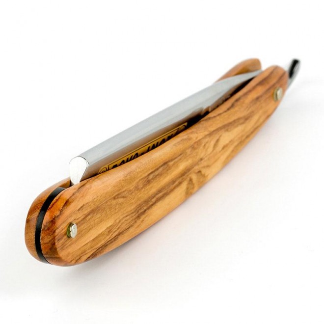 Brzytwa Dovo Solingen 415875 "Olive Wood" Carbon Steel 5-8