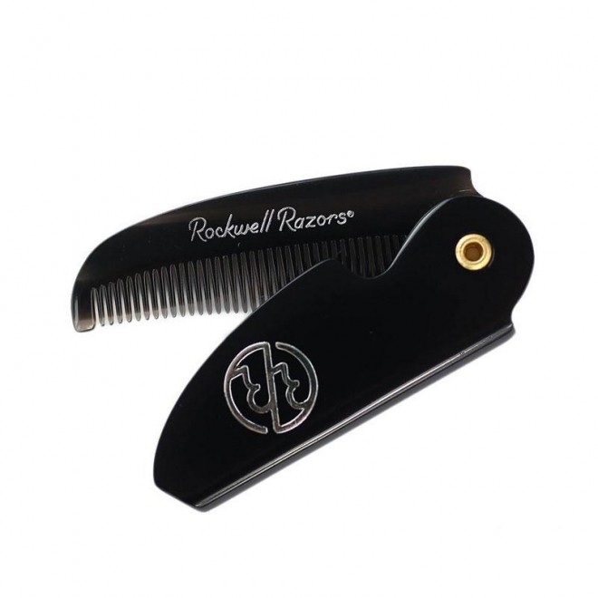 Grzebień do wąsów i brody Rockwell Folding Moustache And Beard Comb 