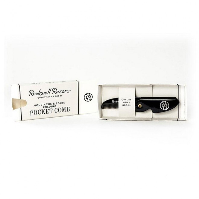 Grzebień do wąsów i brody Rockwell Folding Moustache And Beard Comb 