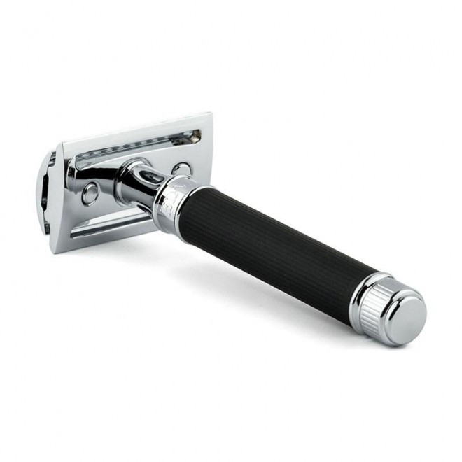 Maszynka do golenia na żyletki Edwin Jagger Rubber Coated DE86RC14BL