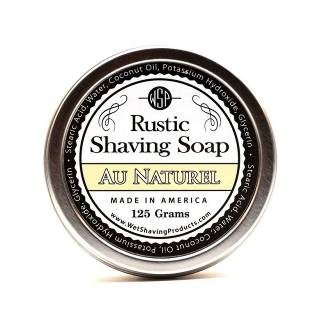Mydło do golenia Wsp Rustic Shaving Soap Au Naturel 125 g 