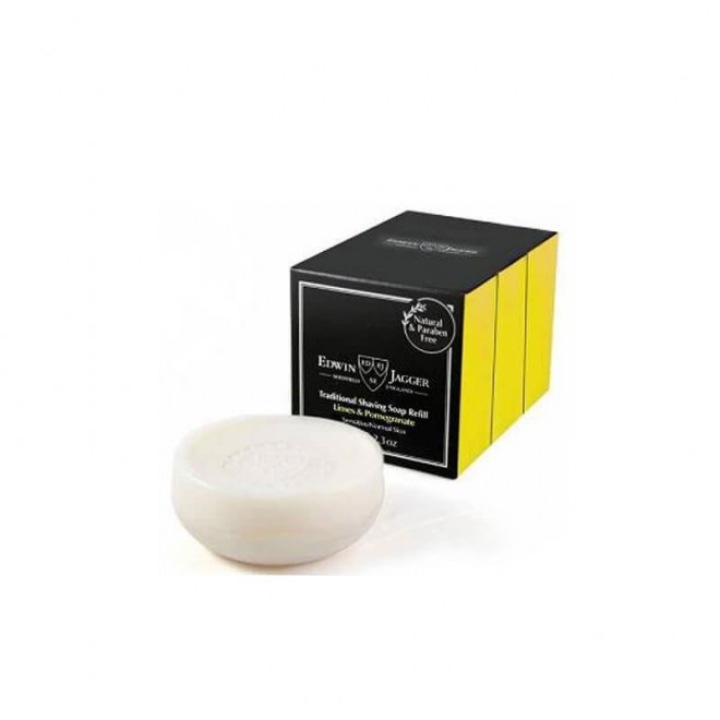 Mydło do golenia(Zestaw 3 szt.)Edwin Jagger limonkaІ granat 65 g SSLP3