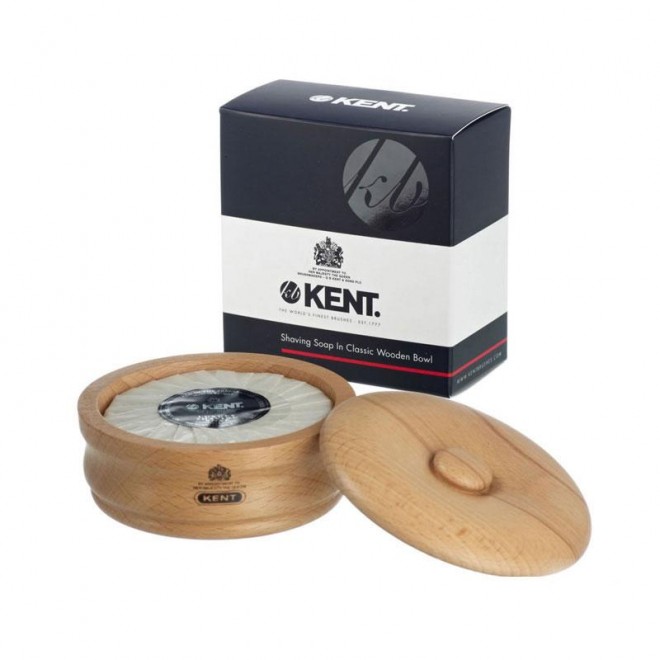 Mydło do goleniaw drewnianym tyglu Kent Sb1 120 g 