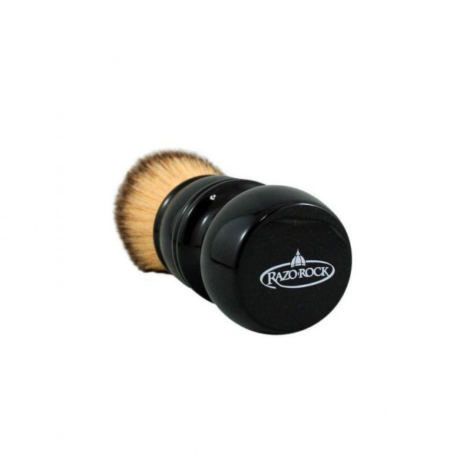 Pędzel do golenia RazoRock Plissoft Barber Handle Synthetic Shaving Brush 