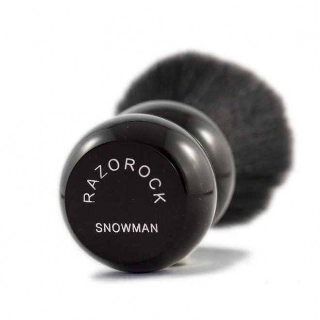 Pędzel do golenia RazoRock Tuxedo Plissoft Snowman Synthetic Brush 24 mm knot