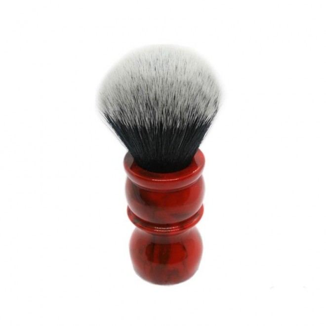 Pędzel do golenia Yaqi Brush Red Marble Handle R1735-26