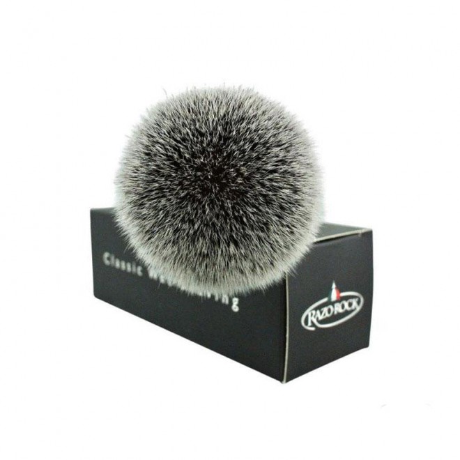 Pędzel do golenia RazoRock Chrome Silvertip Plissoft Synthetic Shaving Brush