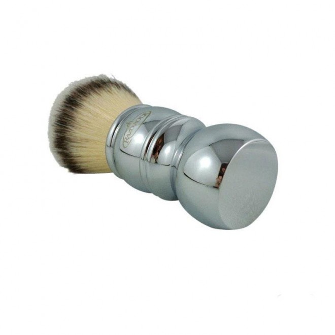 Pędzel do golenia RazoRock Chrome Silvertip Plissoft Synthetic Shaving Brush