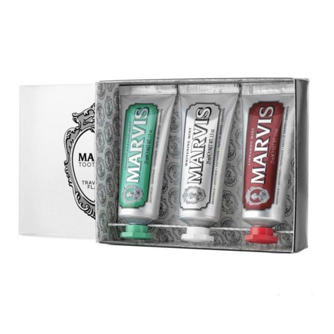 Zestaw na prezent Marvis 3 Flavours Box (Classic, Whitening, Cinnamon)