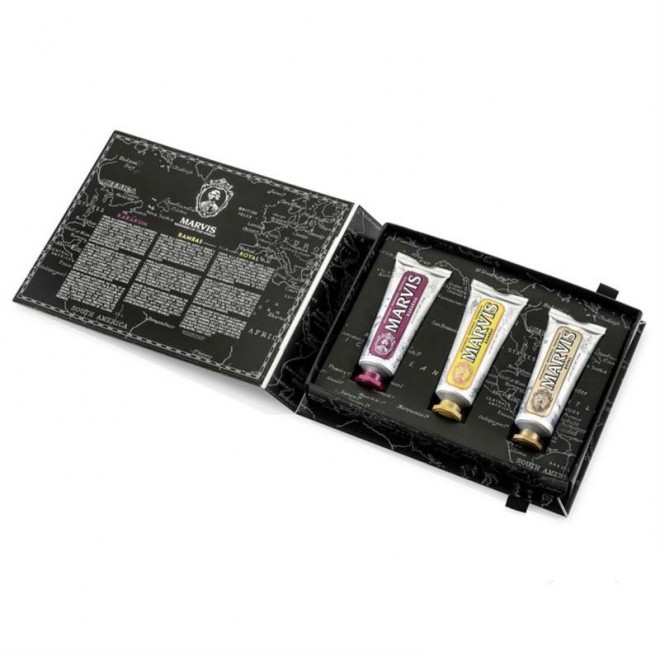 Zestaw na prezent Marvis 3 Flavours Box (Royal, Karakum, Rambas)