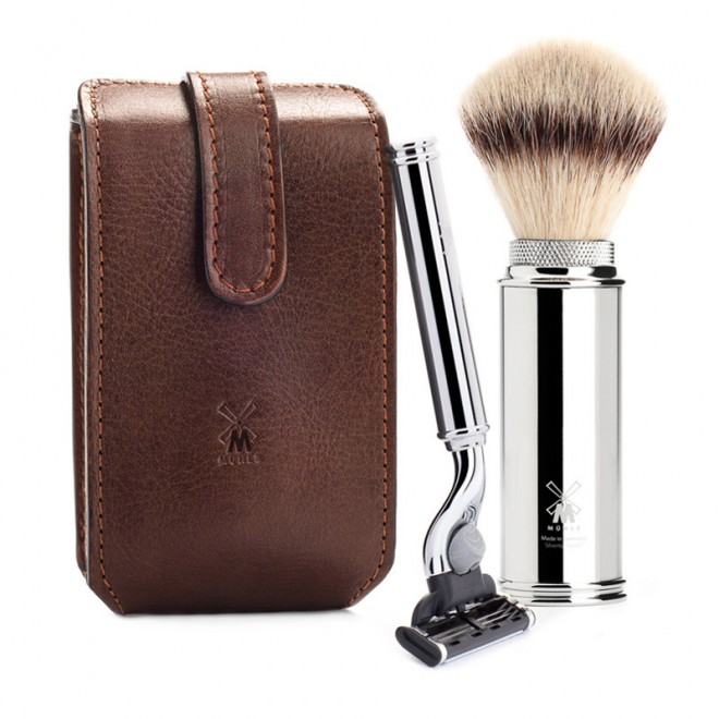 Podróżny zestaw do golenia Muhle RT2M3 (Gillette Mach3)