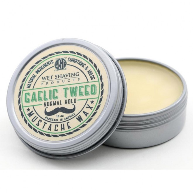 Wosk do wąsów WSP Mustache Wax Gaelic Tweed Normal Hold 30 ml 