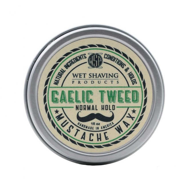 Wosk do wąsów WSP Mustache Wax Gaelic Tweed Normal Hold 30 ml 