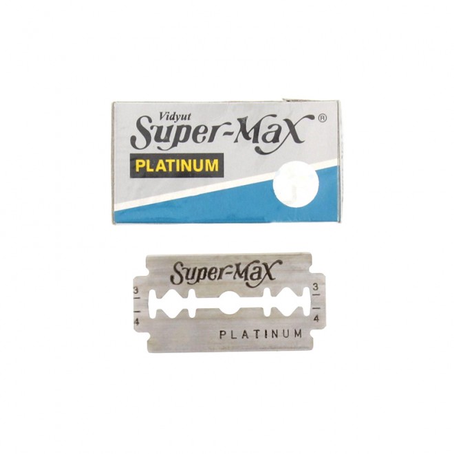 Żyletki Super-Max Super Platinum DE Razor Blades 5 szt.
